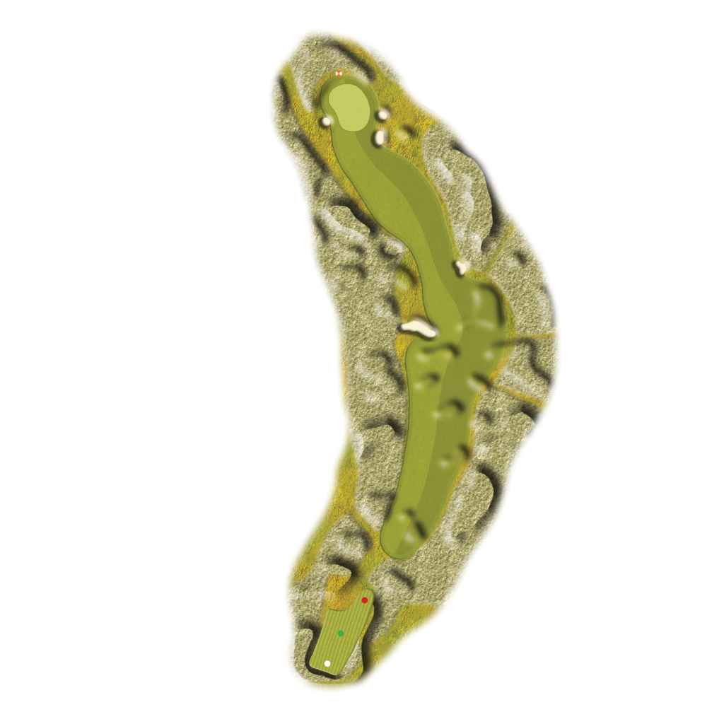 Hole 12 - Carrowbunnaun layout