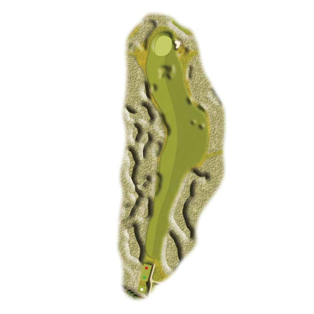 Hole 8 - The High Brae layout