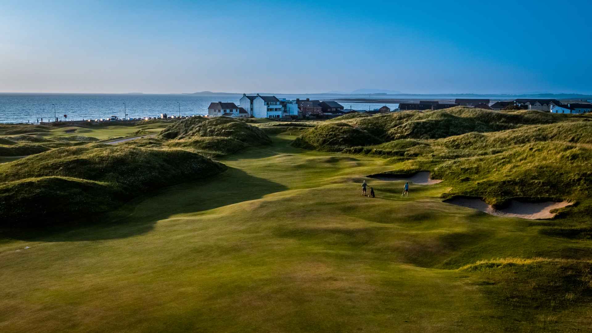 Hole 13 - The Valley - overhead view of the hole