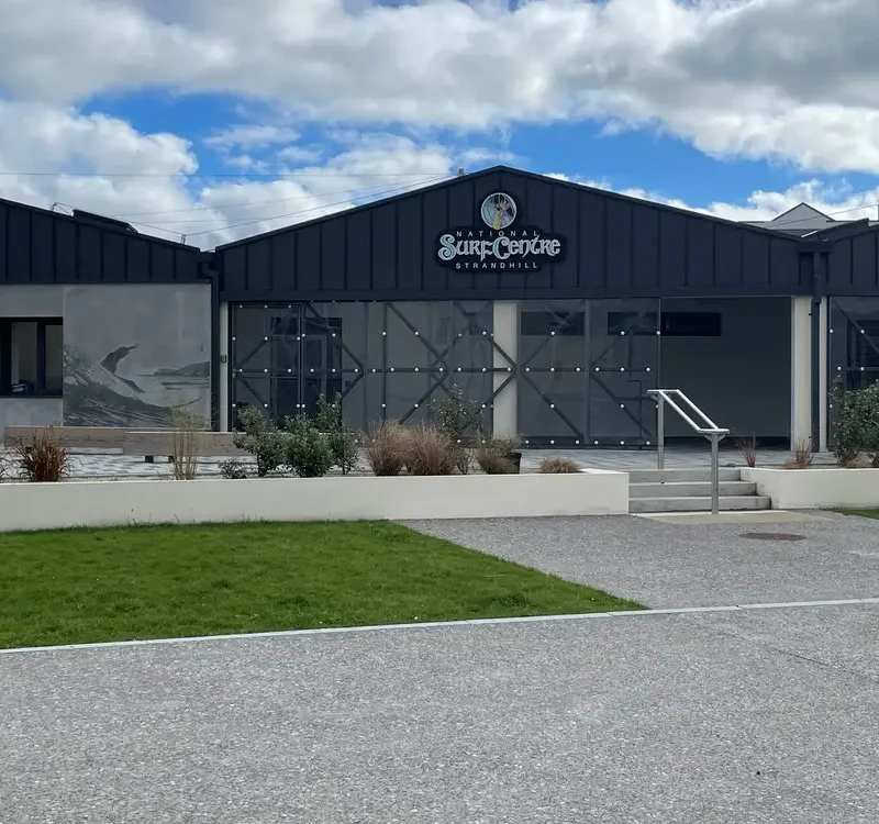exterior view of national surf centre strandhill